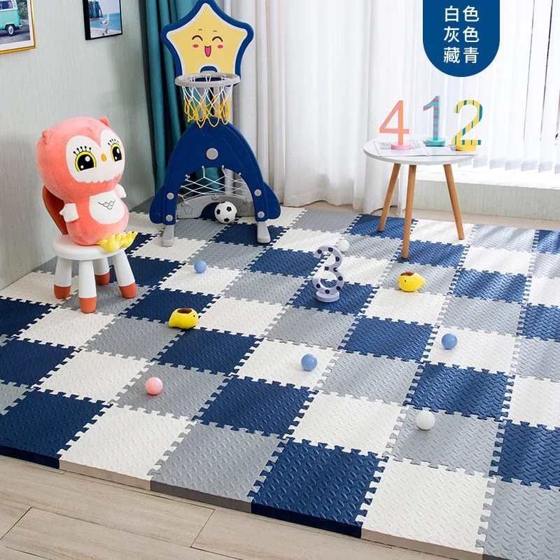 Kids Education Rug - 12 個泡ベビープレイマットパズルマット子供連動運動タイル敷物床タイルおもちゃカーペットソフトカーペット 30*30*1 センチメートル
