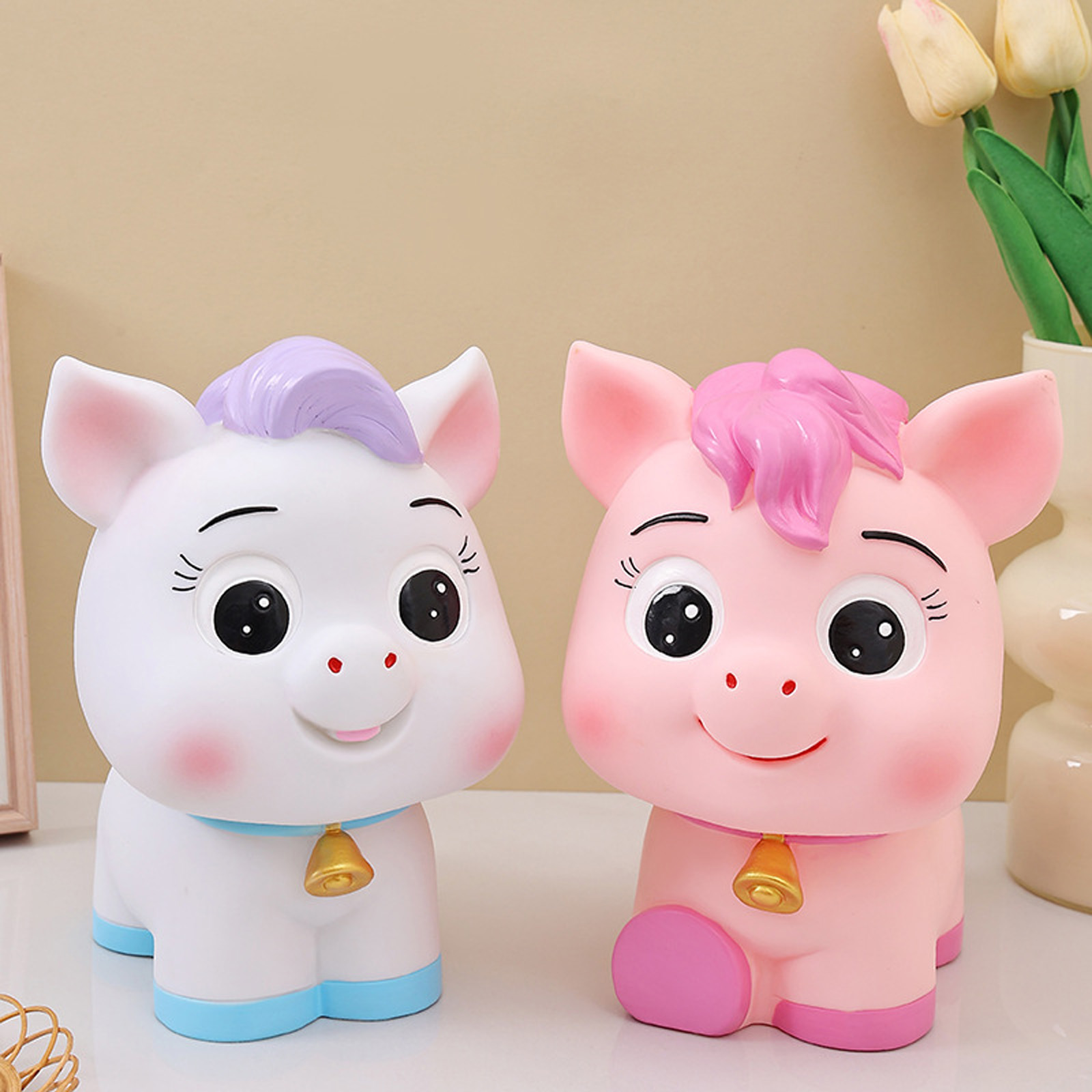 Kids Education Savings - 子供用貯金箱 馬の形をした貯蓄箱 かわいい教育用貯金箱 子供用誕生日プレゼント 耐久性のあるエナメルコーティングされたおもちゃ