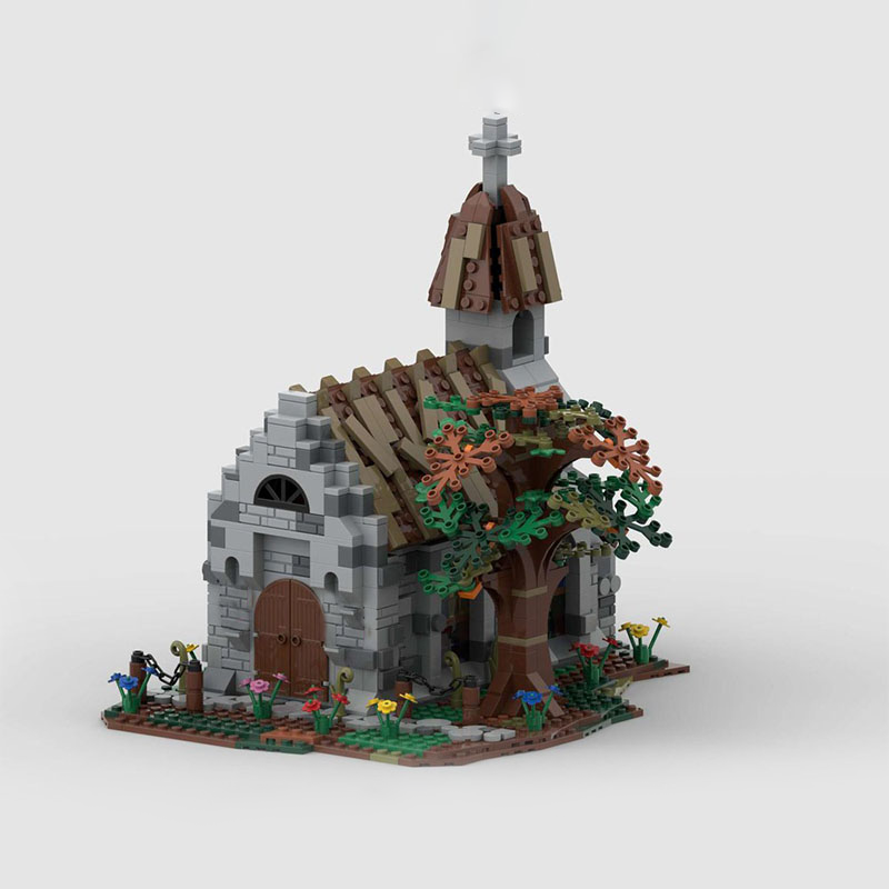 Kingdom Kids Education - 1130 個 MOC 村教会城王国モデルビルディングブロック建設おもちゃクリスマスギフト教育レンガ子供 DIY