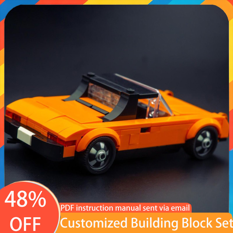 Kids Education Design - 262ピース スピードハイパーカー 914 MOC カスタマイズ モジュラービルディングブロックデザイン