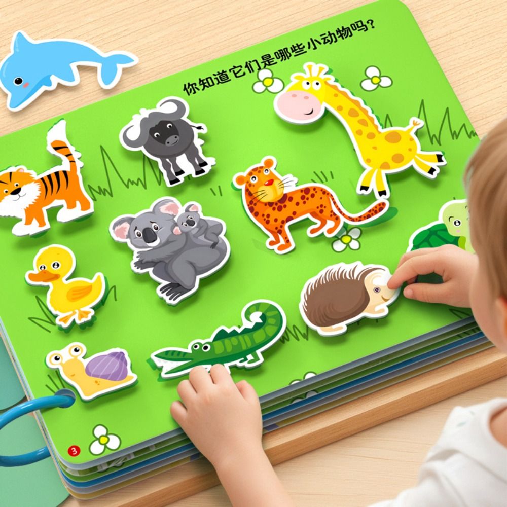 Kids Education Books - 耐久性のある 10 ページベビーティアブック漫画ノイズプルーフハンドティアブック静かな本子供の早期学習教育玩具