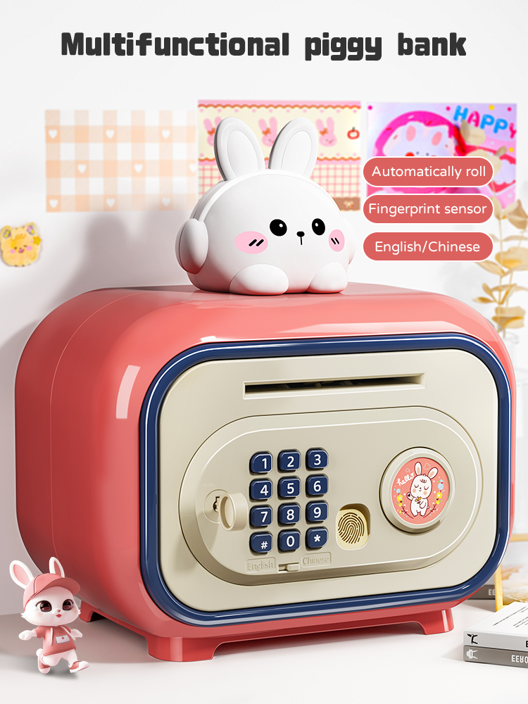 Kids Education Savings - 電子 pos 貯蓄貯金箱子供預金機現金コインパスワードミニ金庫 ATM 貯金箱教育子供のためのギフト