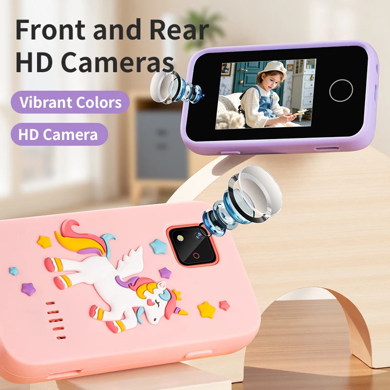 子供用スマートフォンカメラおもちゃ 2.4インチタッチスクリ - Kids Education Age のレビューと価格