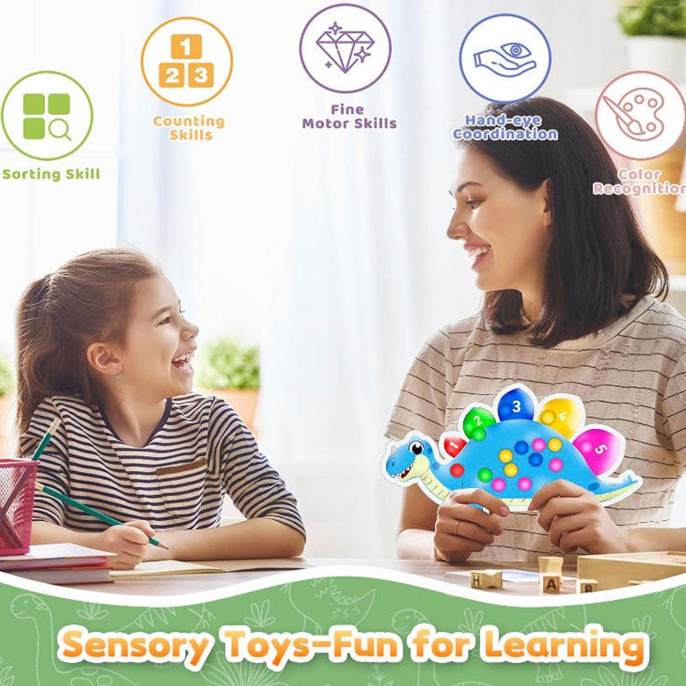 恐竜分類おもちゃ 色認知感覚遊び ストレス解消教育玩具 幼児 - Kids Education Design のレビューと価格