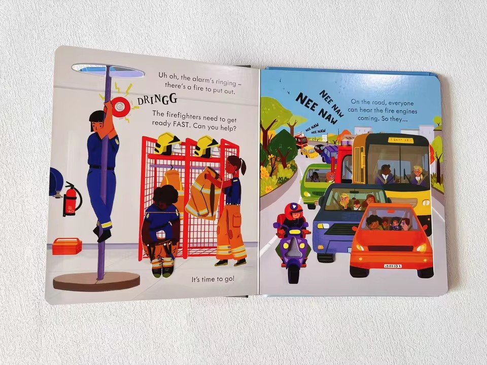 Usborne ピープインサイド 消防車の仕組みを知る 3D - Kids Education Age のレビューと価格