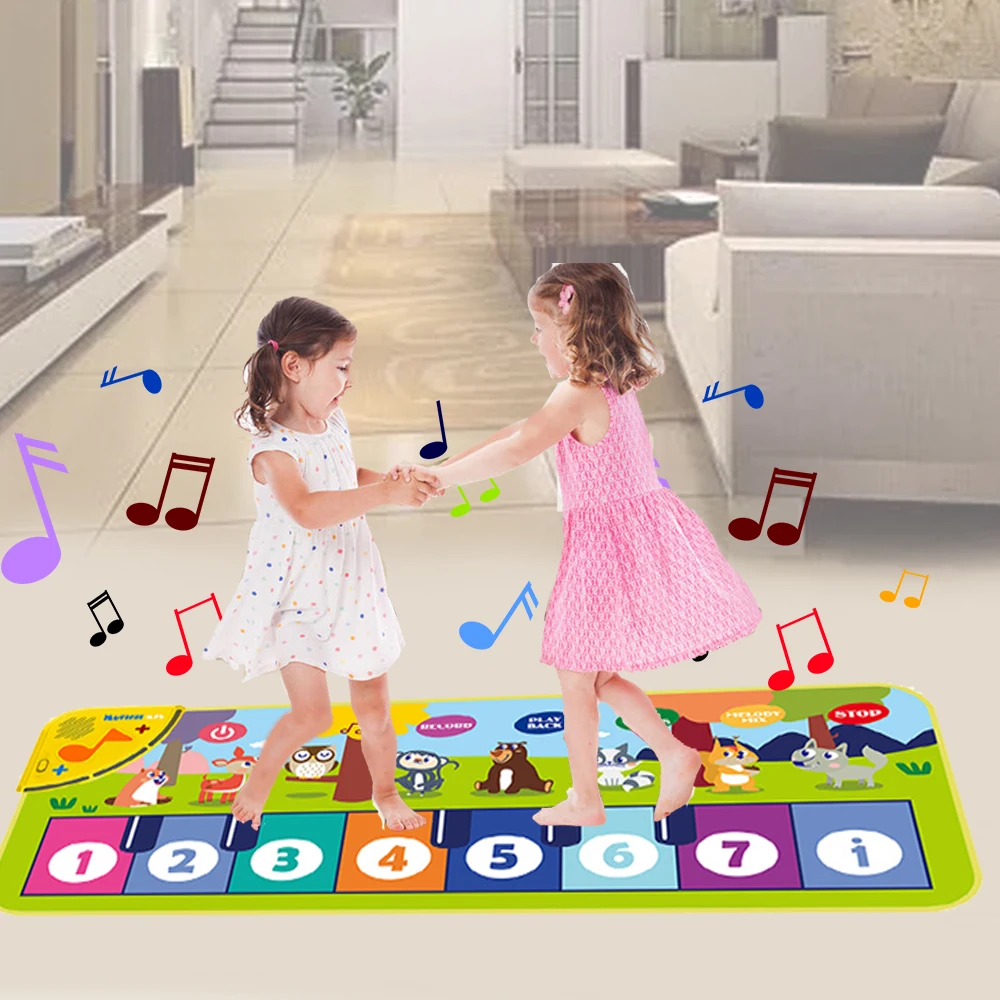 ピアノマット子供用キッズ幼児フロアキーボードダンスマットベビ - Kids Education Rug のレビューと価格