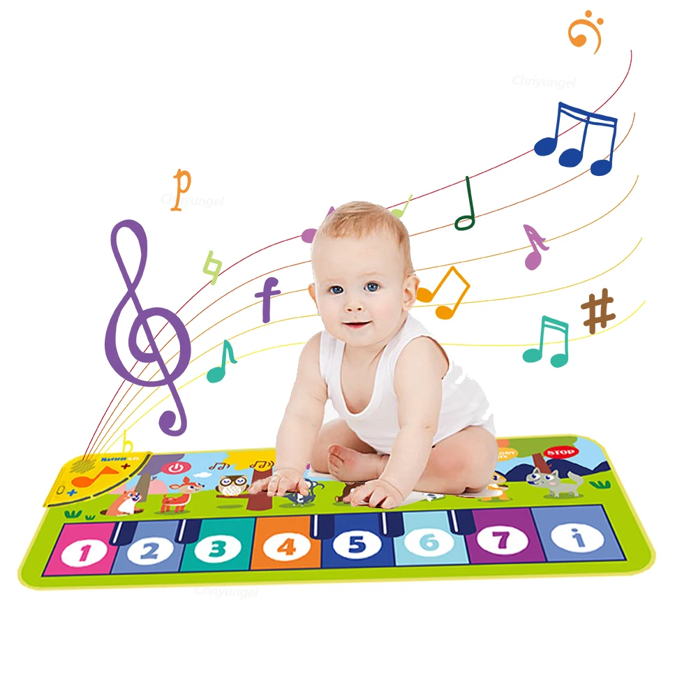 ピアノマット子供用キッズ幼児フロアキーボードダンスマットベビ - Kids Education Rug のレビューと価格