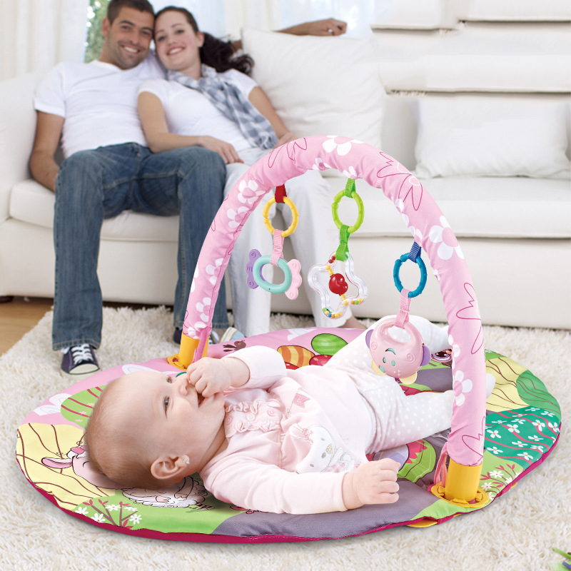 ベビーフィットネスフレーム子供のためのプレイマットラッククロ - Kids Education Rug のレビューと価格