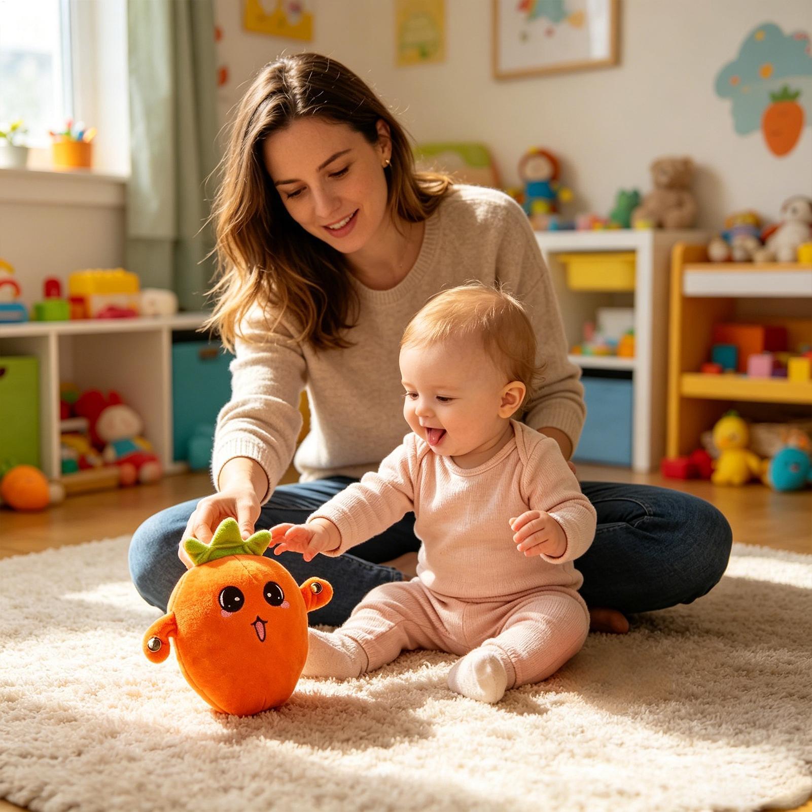 22x20x10cm インタラクティブ音楽ぬいぐるみ、柔らか - Kids Education Movies のレビューと価格