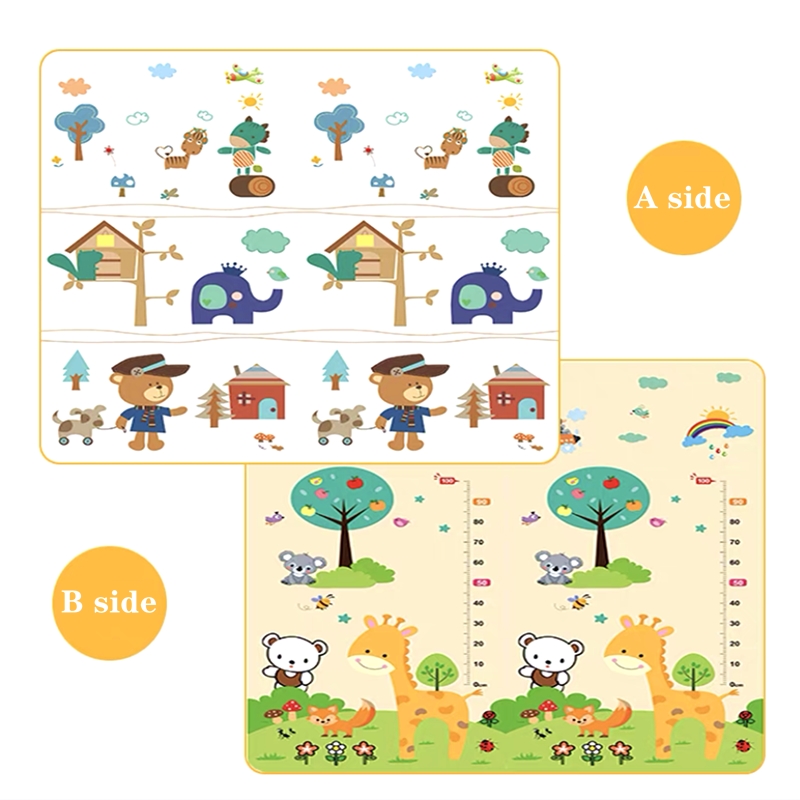 新しい10種類のスタイルと5種類のサイズのベビー用クロールプ - Kids Education Rug のレビューと価格