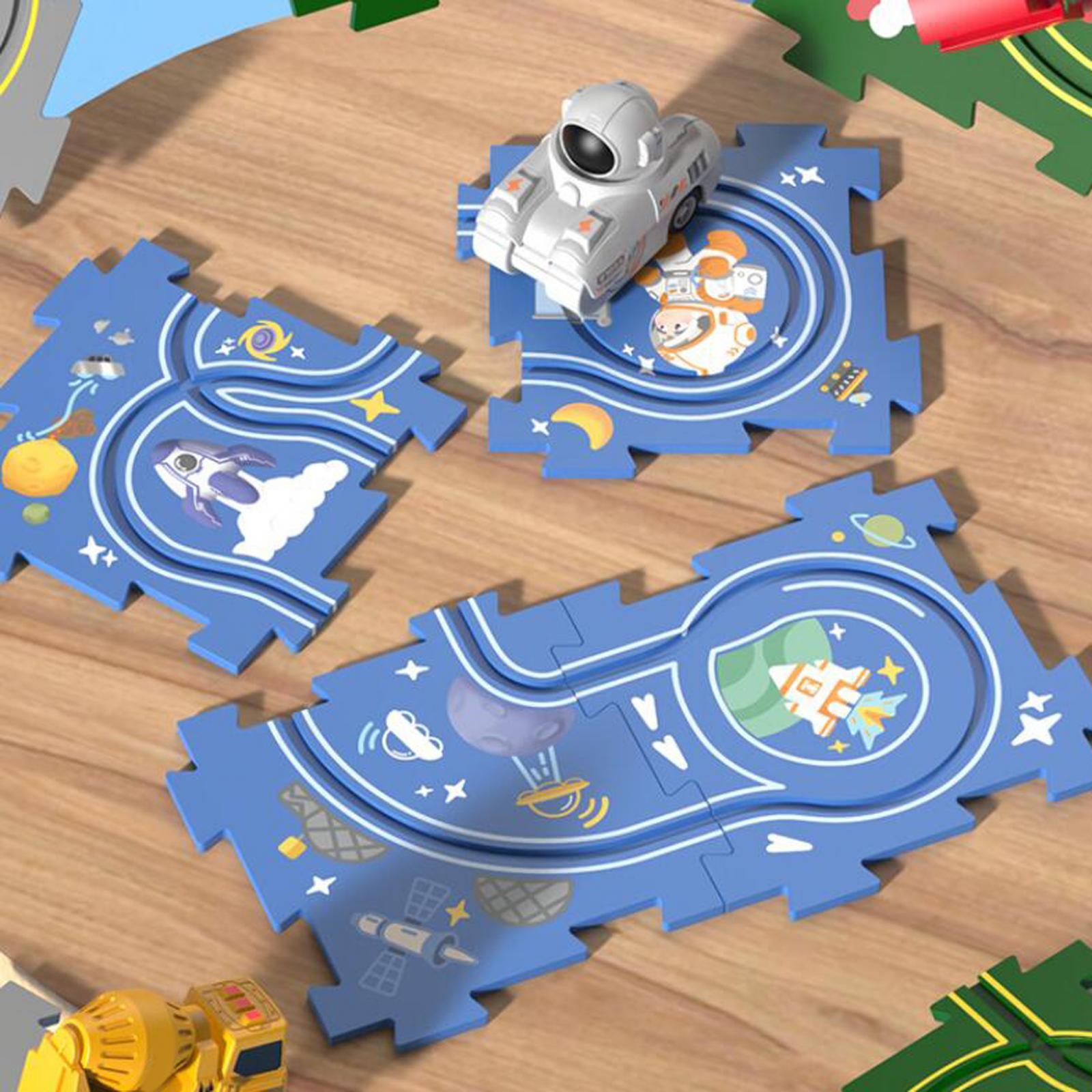 パズルトラック組み立て式トラックカー ジグソーパズル 幼児お - Kids Education Age のレビューと価格
