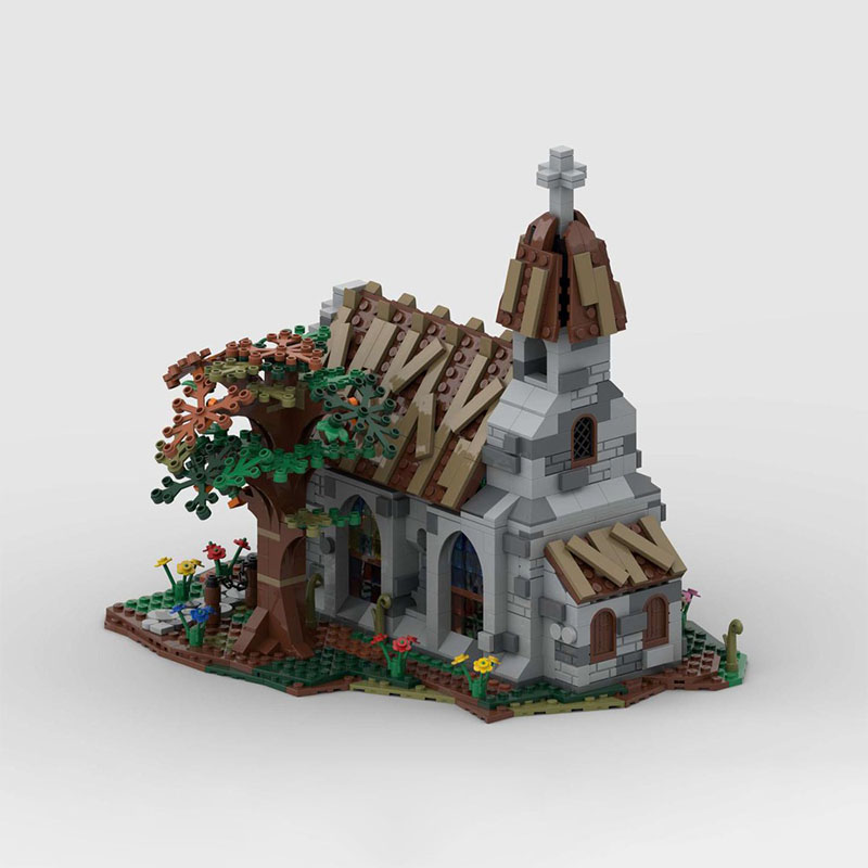 1130 個 MOC 村教会城王国モデルビルディングブロック - Kingdom Kids Education のレビューと価格