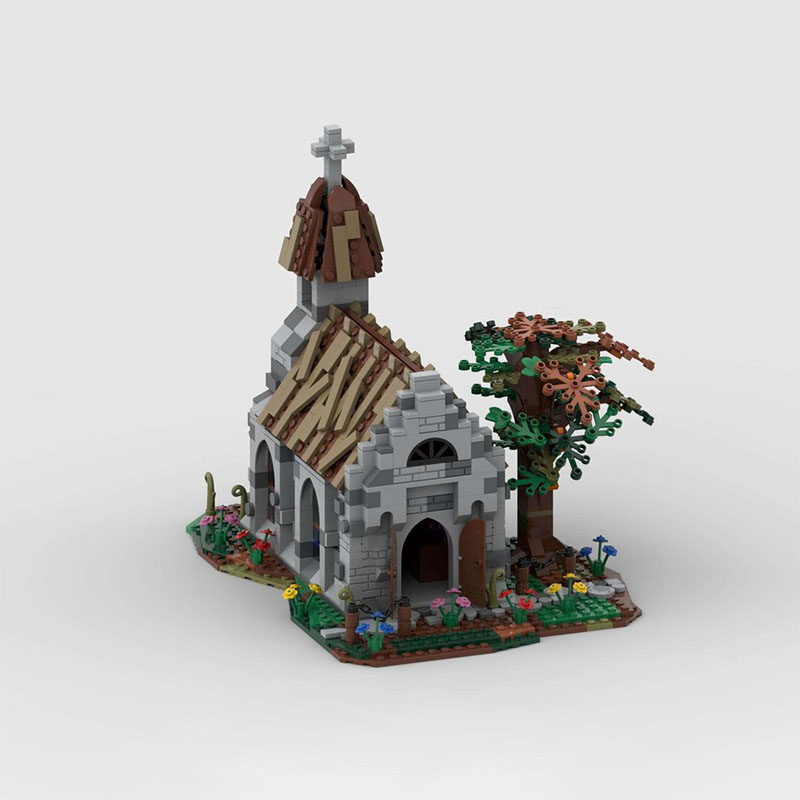 1130 個 MOC 村教会城王国モデルビルディングブロック - Kingdom Kids Education のレビューと価格