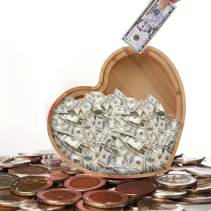 木製のアルファベット貯金箱（子供用） - 透明な英語のアルフ - Kids Education Savings のレビューと価格