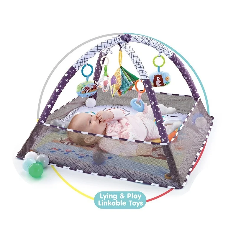子供用教育フィットネスフレーム、プレイマットラック、クロール - Kids Education Rug のレビューと価格