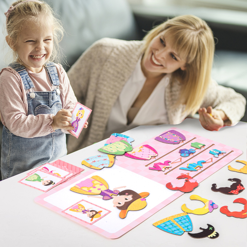 子供のための磁気サイレント本のおもちゃ,ジグソーパズル,幼児 - Kids Education Books のレビューと価格