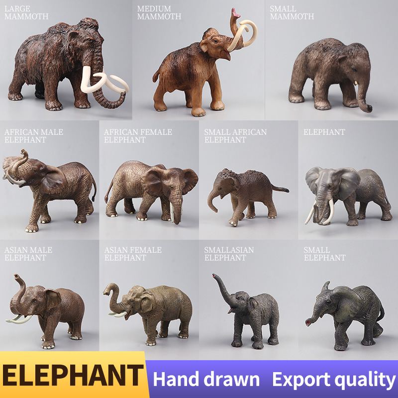 アフリカの野生動物ビッグマンモス象モデルシミュレーションアク - Kids Education Movies のレビューと価格