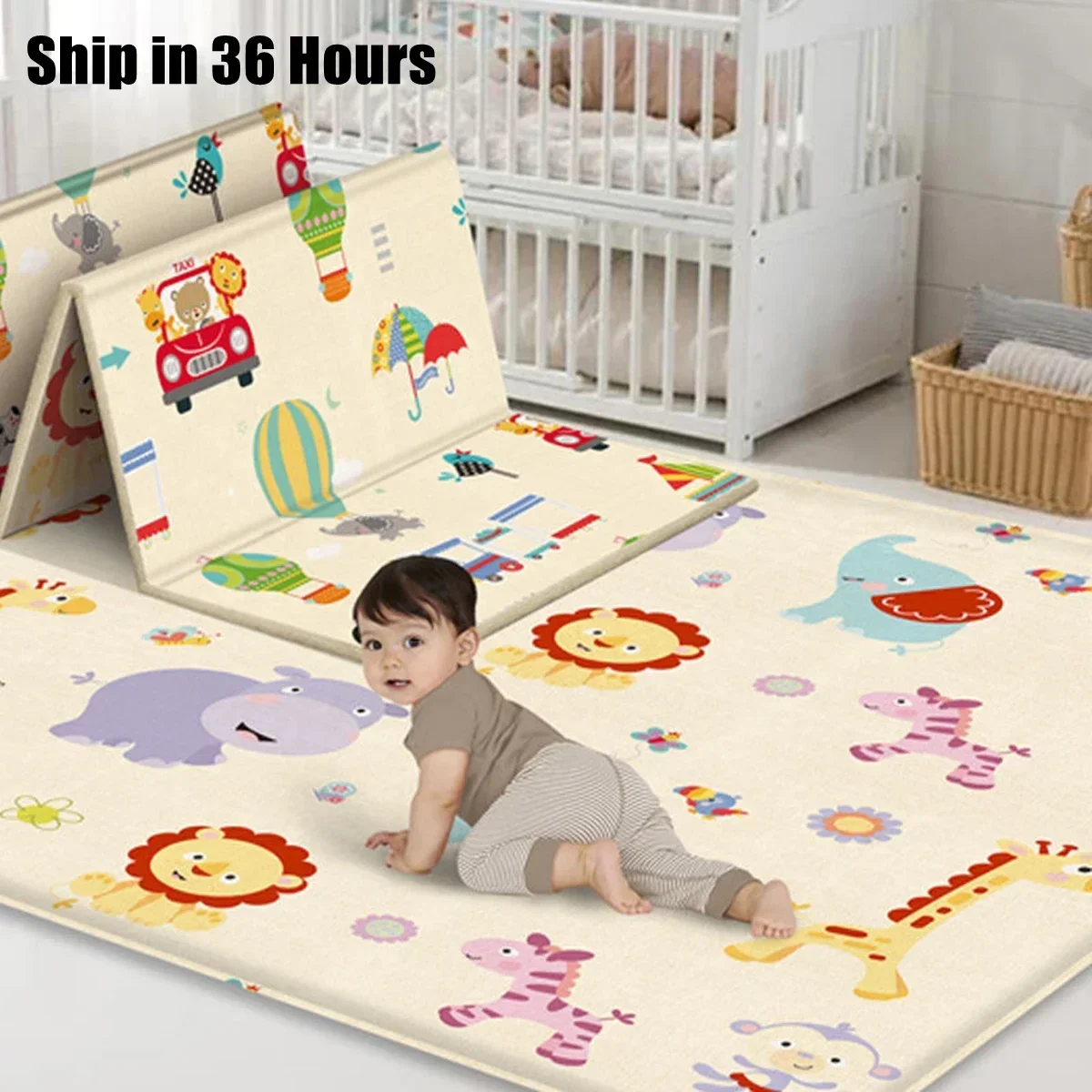 XPE折りたたみ式ベビープレイマット子供用ブランケットフォー - Kids Education Rug のレビューと価格