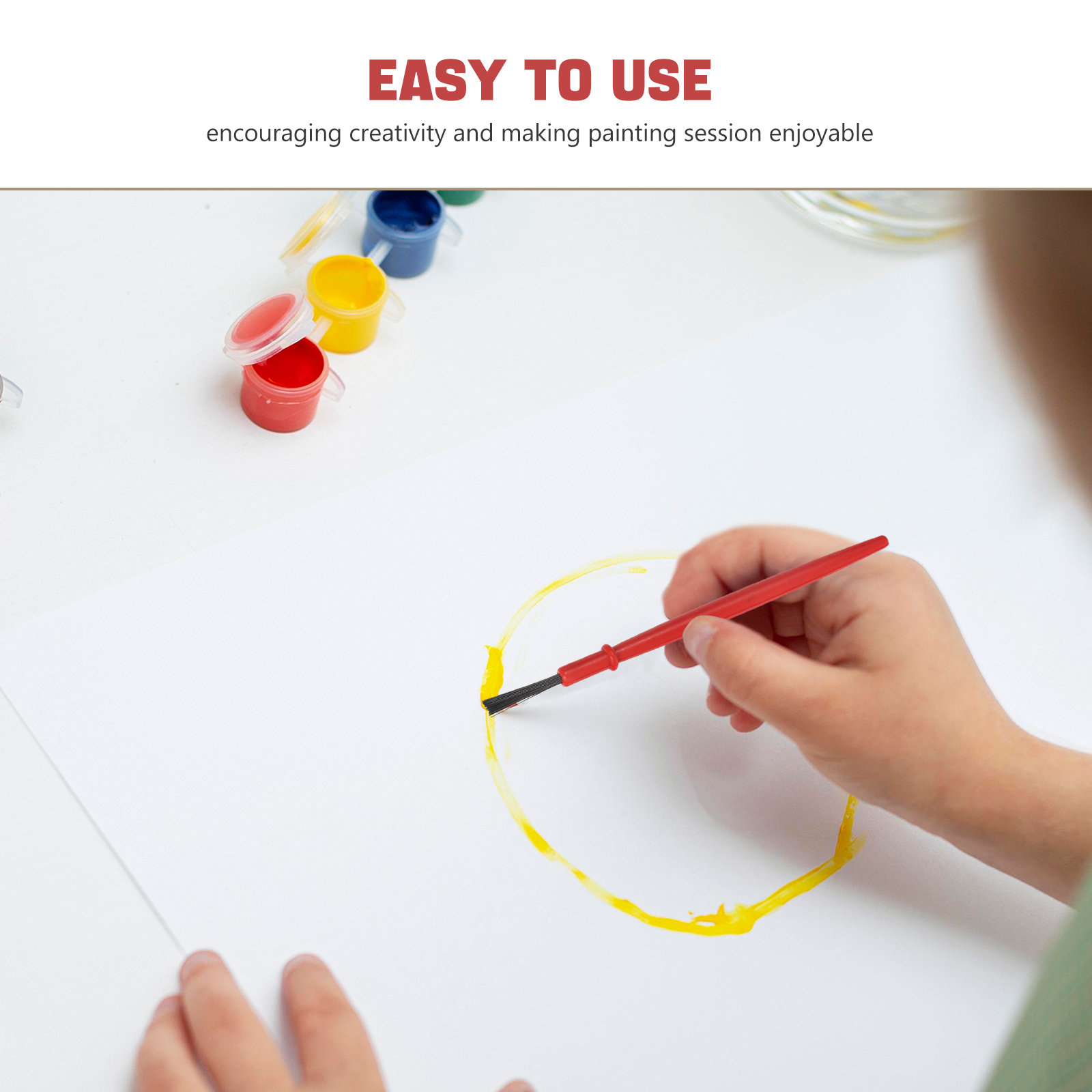 200 個子供用ディテールペイントブラシセットラウンドチップ - Kids Education Tips のレビューと価格