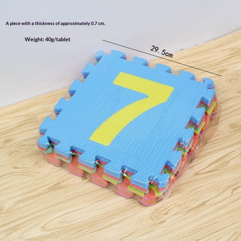無毒PEフォーム製プレイマット アルファベット数字パズルマッ - Kids Education Rug のレビューと価格