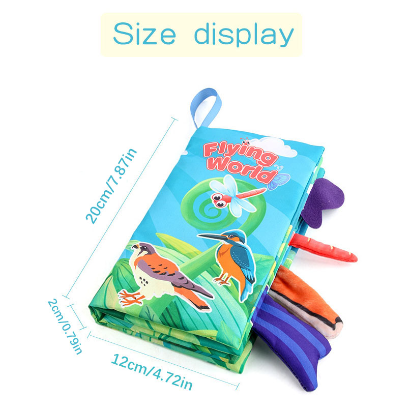 新しい赤ちゃん布の本視覚と聴覚トレーニング早期教育玩具子供漫 - Kids Education Books のレビューと価格
