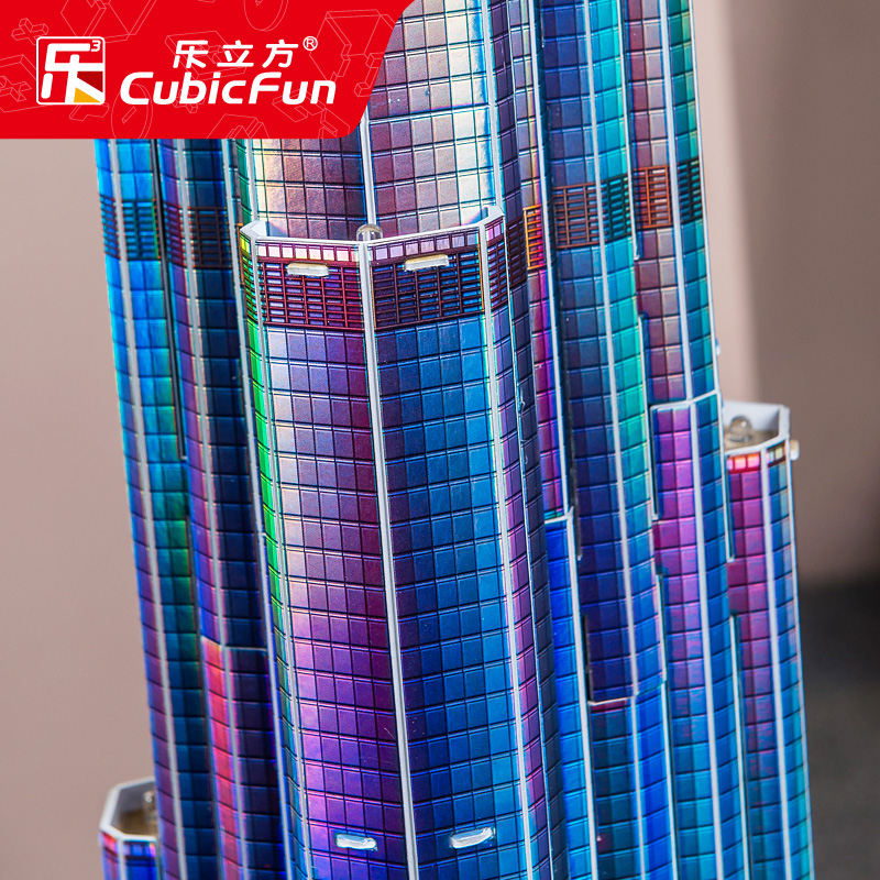 子供のためのブリジュハリファ塔の3Dパズル,創造的な紙のモデ - Kids Education In Dubai のレビューと価格