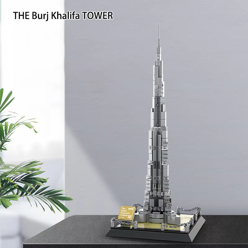 DIY ブルジュ・カリファタワー ミニビルディングブロックセ - Kids Education In Dubai のレビューと価格