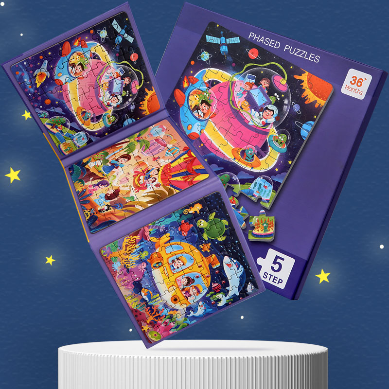 子供用磁気木製パズル漫画柄ビジーブックジグソーパズルゲーム子 - Kids Education Books のレビューと価格