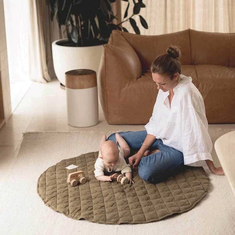 115 センチメートルプレイマット格子ベビーマット新生児幼児 - Kids Education Rug のレビューと価格