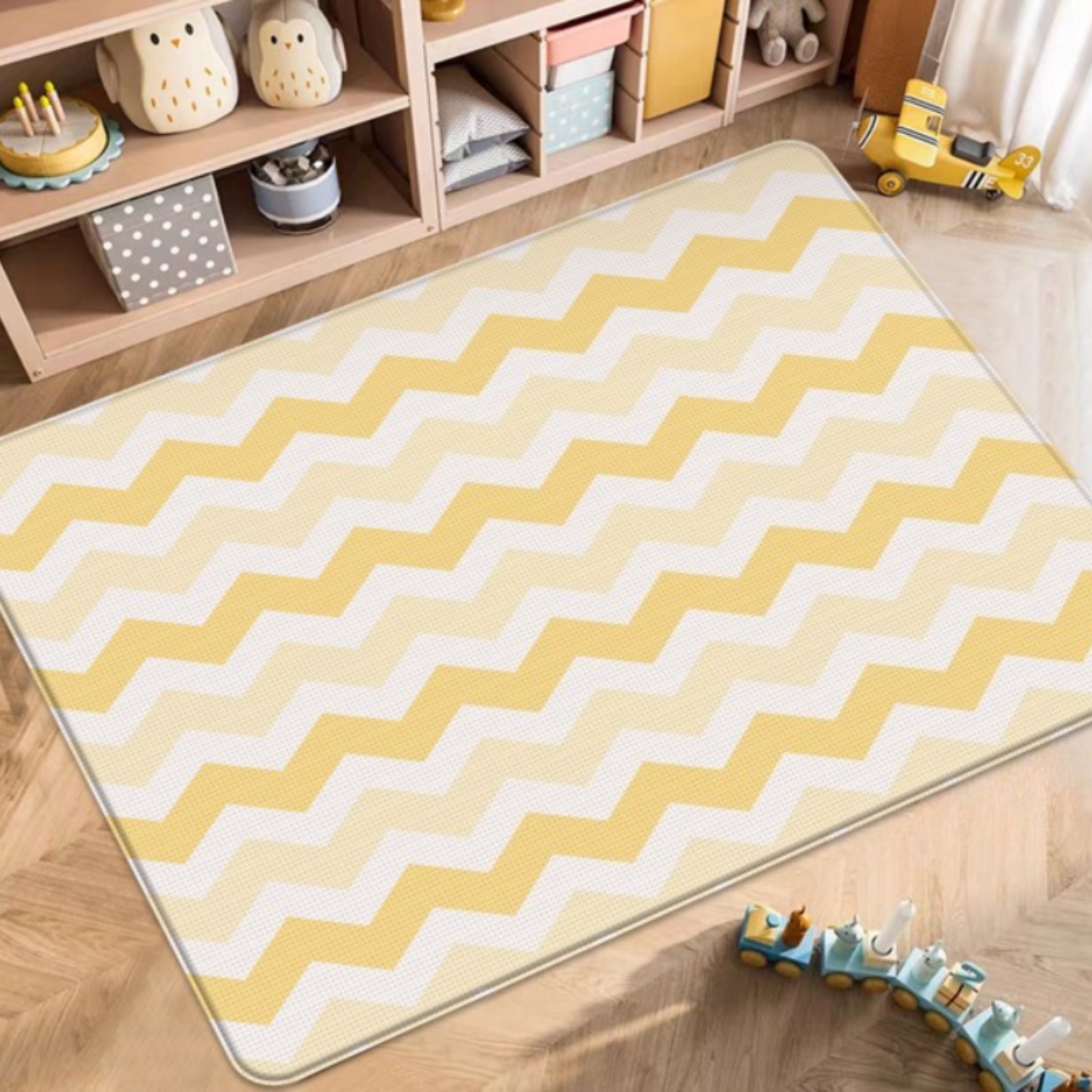 折りたたみベビープレイマット子供用両面パターン保護滑り止めア - Kids Education Rug のレビューと価格