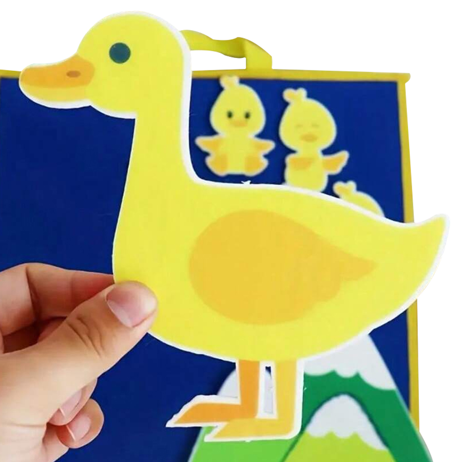 五匹の小さなアヒルのフェルトストーリーセット、ストーリーテリ - Kids Education Age のレビューと価格