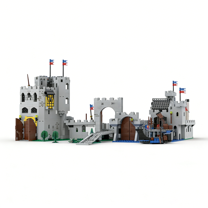 1534ピース MOC キャッスル クラシック ライオンナイ - Kingdom Kids Education のレビューと価格
