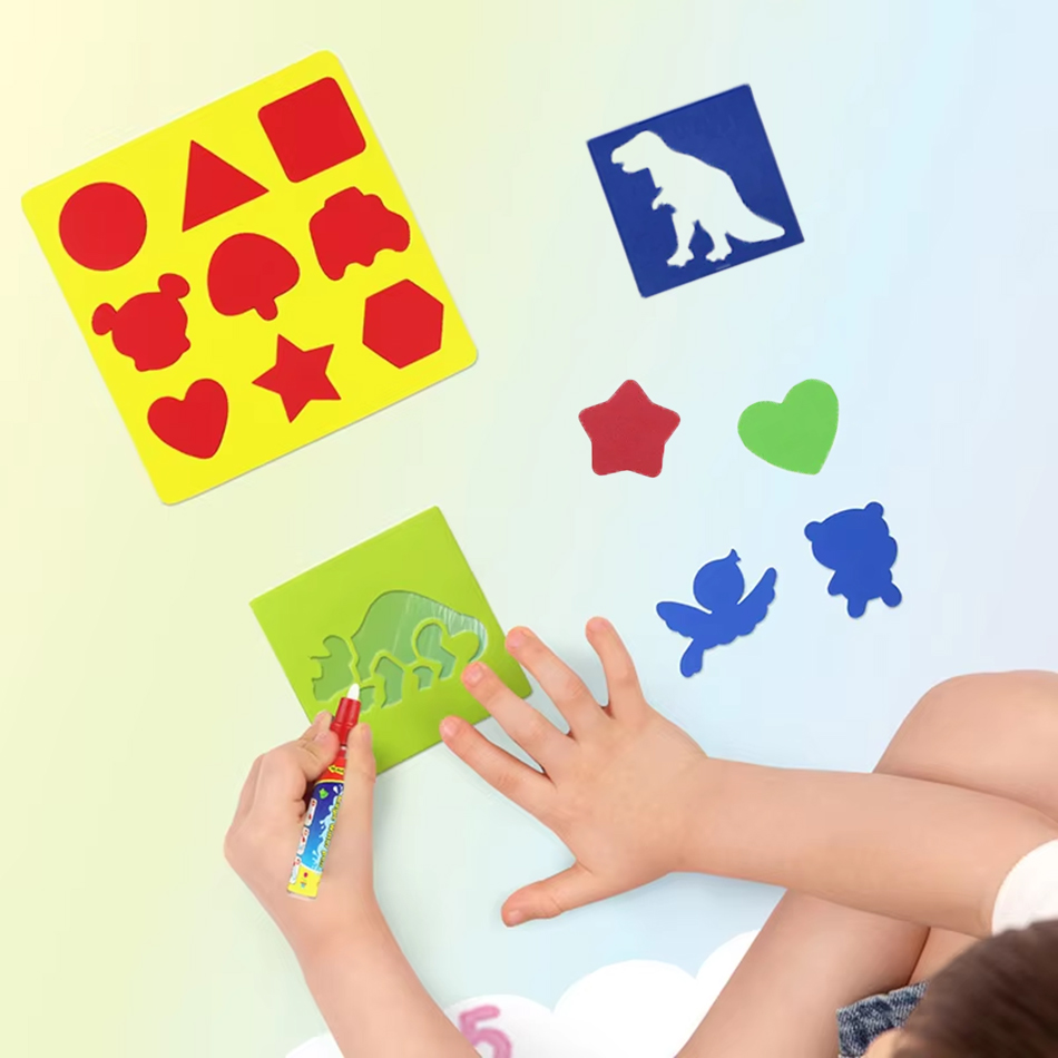 魔法の水塗り絵マットアクセサリーローラーシール動物デジタルテ - Kids Education Rug のレビューと価格