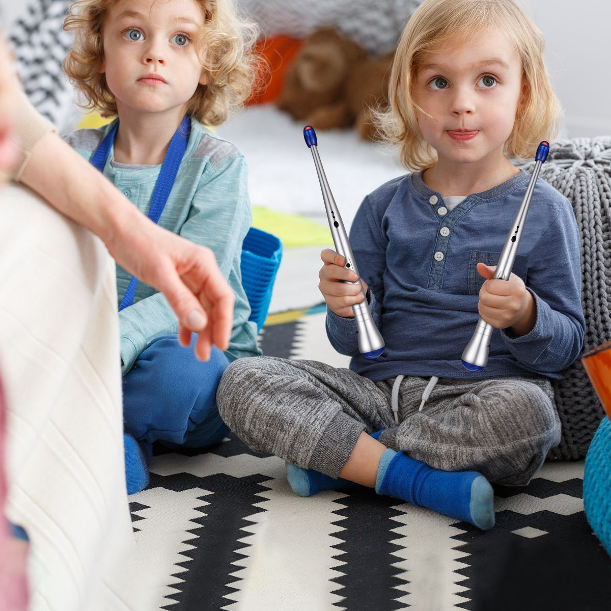 Rosenice 電子ドラムスティック LEDライトチップ付 - Kids Education Tips のレビューと価格